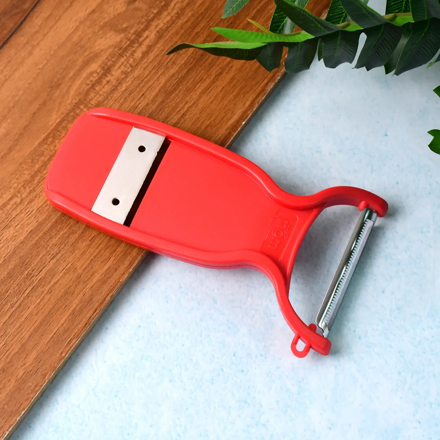 Premium Supermom Swiss 2-in-1 Slicer & Peeler with Ultra Sharp Stainless Steel Blades - Buy Online at Alikart