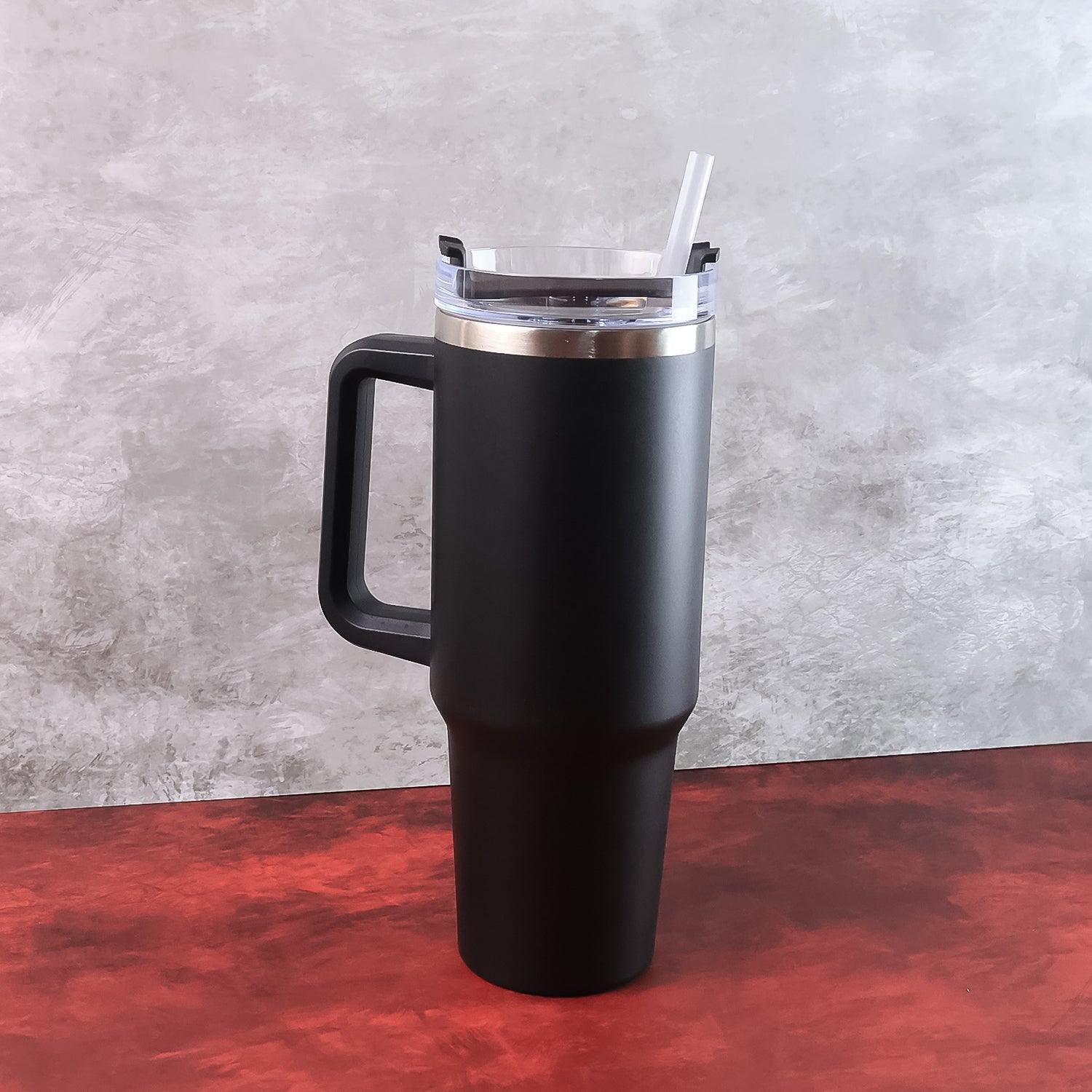 Premium 1200 ML Stainless Steel Vacuum Insulated Travel Mug Tumbler (1200ML / 1 Pc) - Detailed Feature View 2