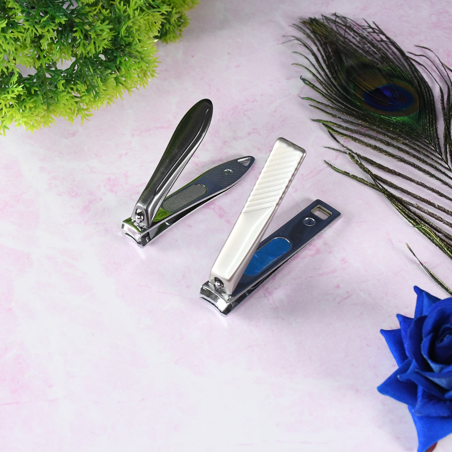 Premium Stainless Steel Folding Portable Large Nail Clippers Nail File (1 Pc / Mix Design) - Buy Online at Alikart