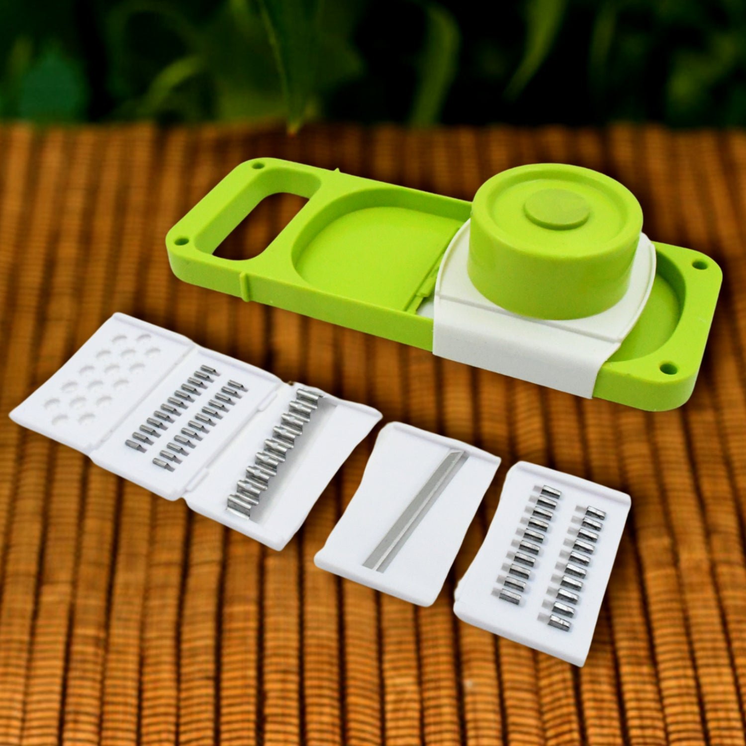 Premium Slicer for Kitchen 5 in 1 Foldable Vegetable Slicer Blade Potato Cutter - Buy Online at Alikart