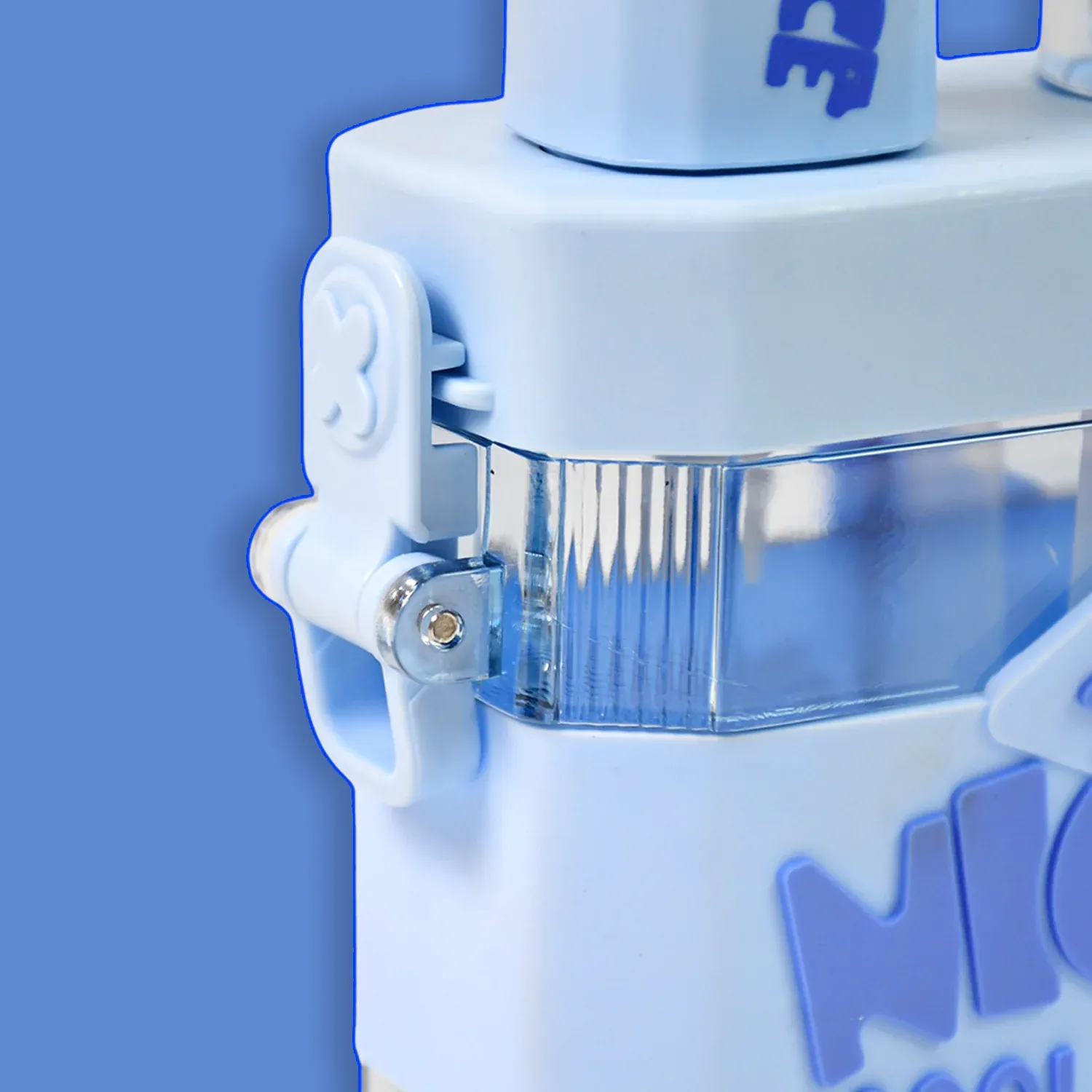 2in1 Dual Compartment Water Bottle with Straw & Adjustable Shoulder Straps (1 Pc/Multi color) - Detailed Feature View 8