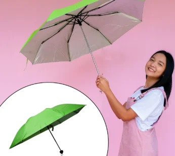 3 Fold Sun Protective Solid Foldable Outdoor Umbrella