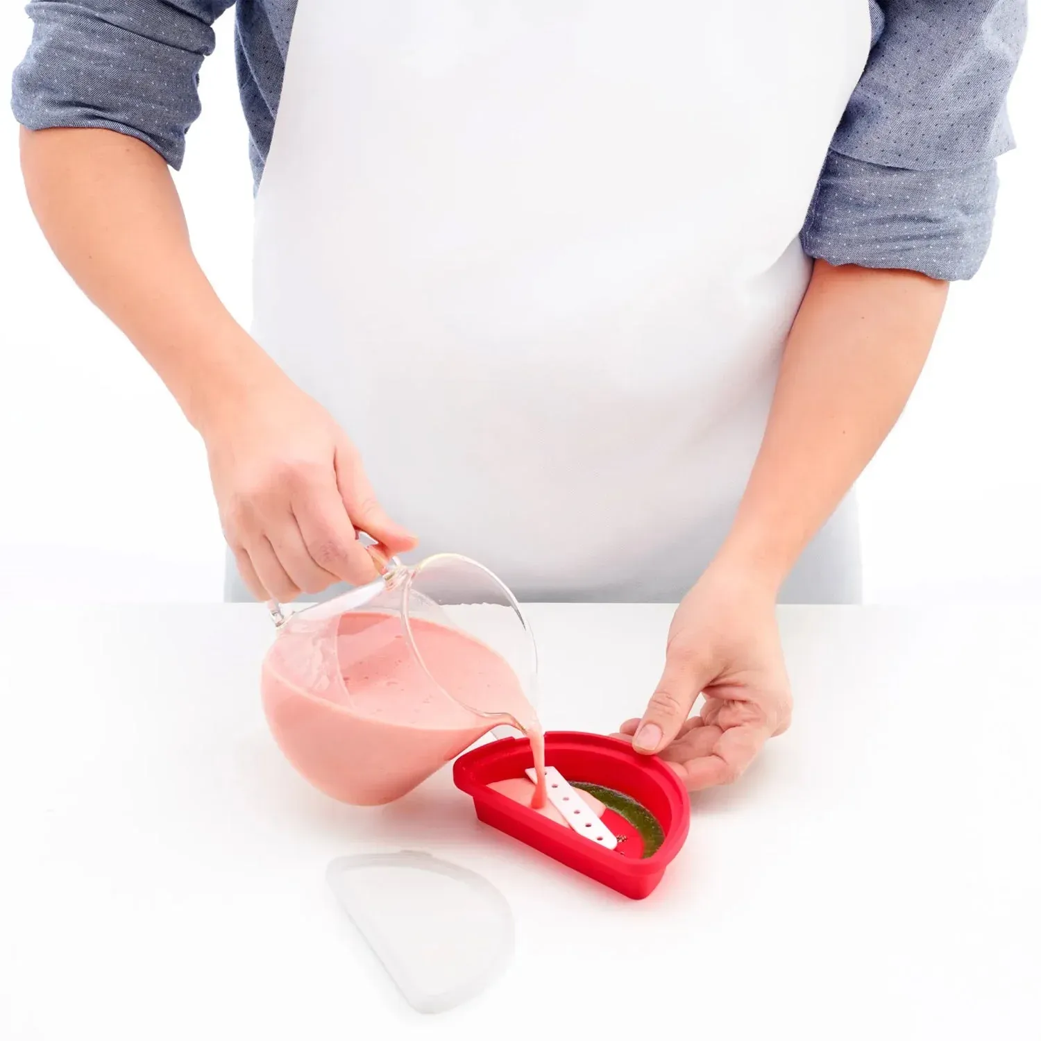 Silicone Ice Cream and Ice Moulds, DIY Kitchen Tool for Ice Treats - Detailed Feature View 5