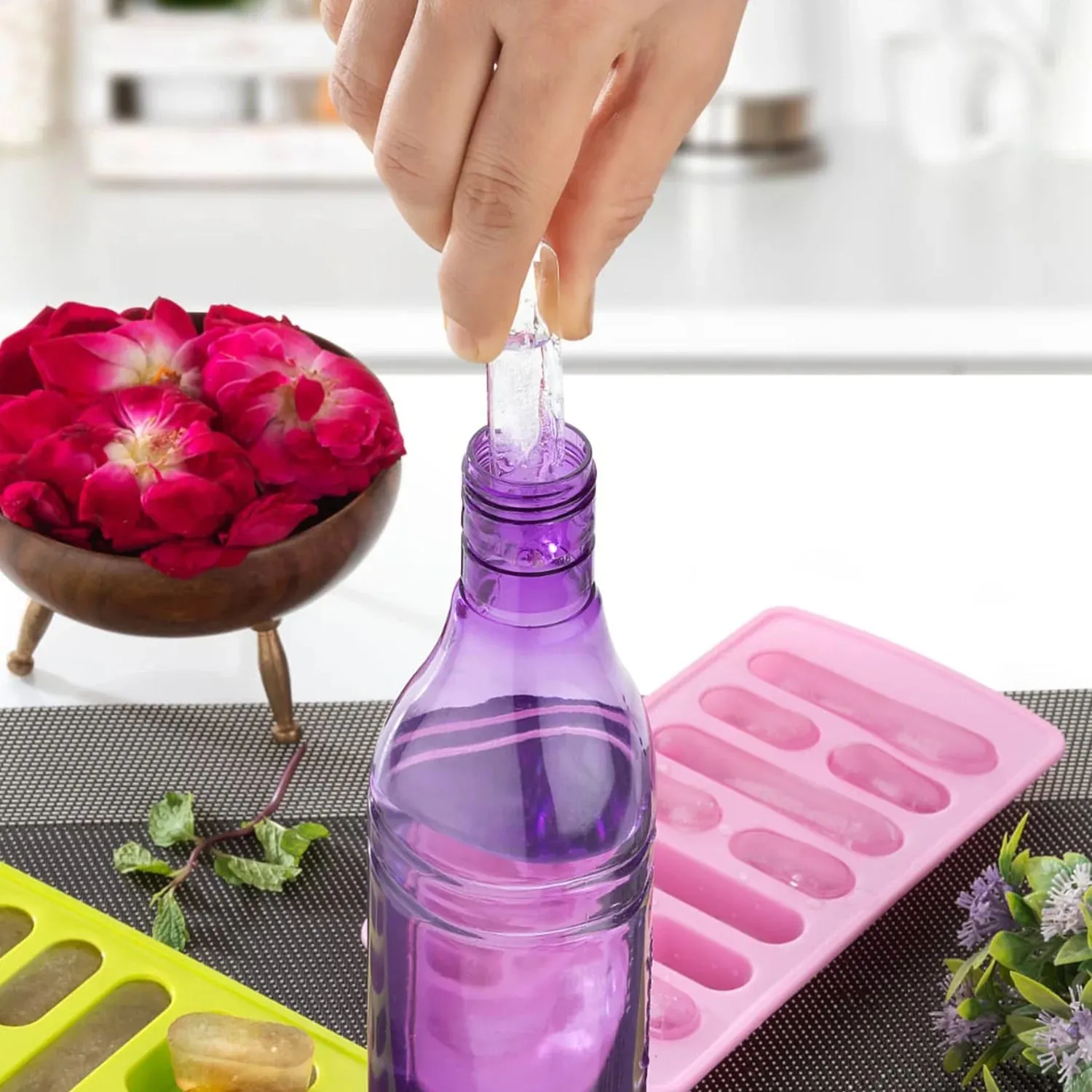 Fancy Ice Tray – Widely Used for Making Ice in Household Places (1 Pc) - Detailed Feature View 6