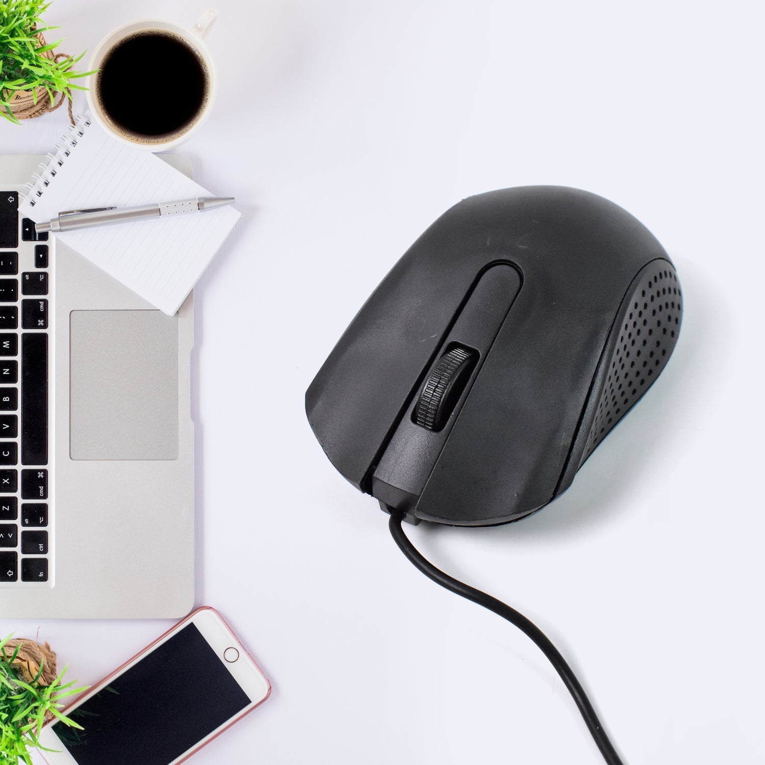Computer / Laptop Wired Optical Mouse, M-022 (1 Pc) - Detailed Feature View 2