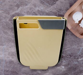 Foldable Hanging Trash Can – Space-Saving Waste Bin for Kitchen, Bathroom & Car