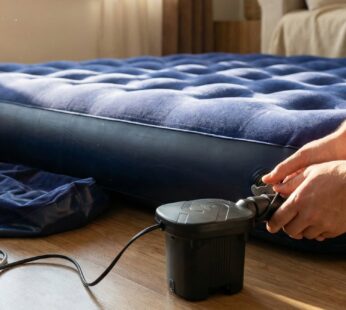 Portable Electric Air Pump Inflator Set with Car Charging Adapter (1 Set)