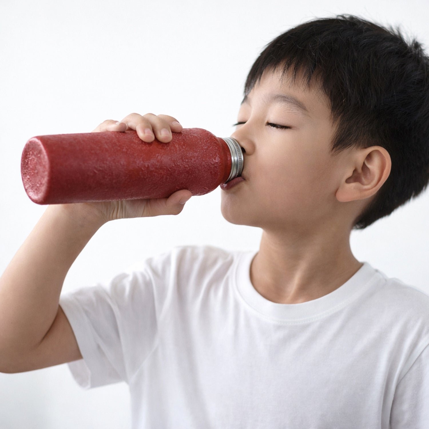 1000 ML Stainless Steel Water Bottle Red Color (1 Pc) - Detailed Feature View 2