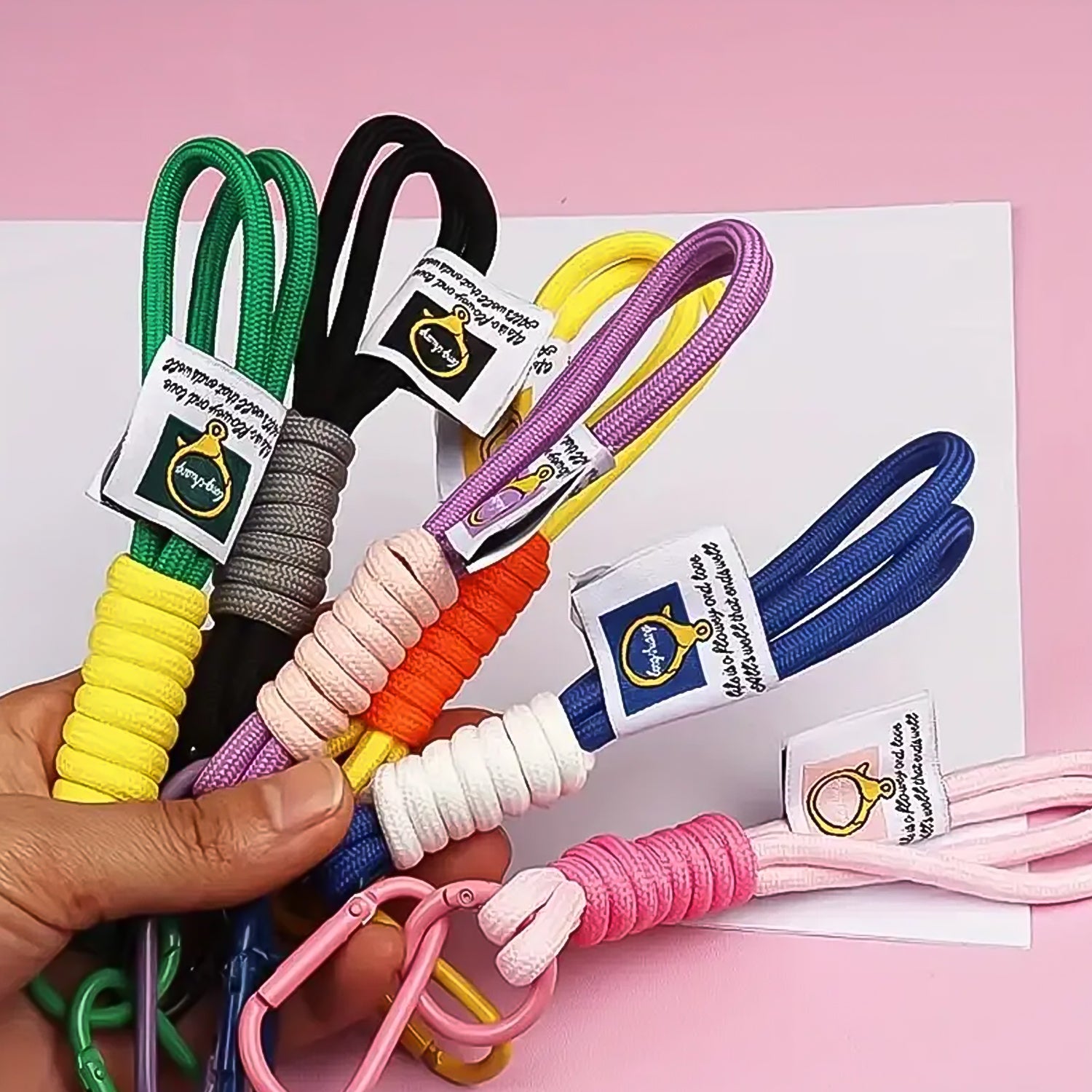 Hand Wrist Strap Lanyard Cellphone, Phone Strap (1 Pc / 7 Inch / Multicolor) - Detailed Feature View 2