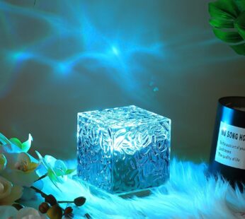 Ocean Wave Projector Lamp – 3D Water Wave LED Night Light with Remote