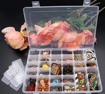 36 Grids Clear Plastic Transparent Organizer Box (1pc)