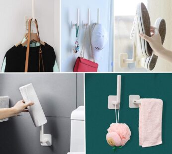 Multifunctional Adhesive Rack for Kitchen and Bathroom