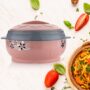 Premium 4500ml Insulated Casserole Box (Steel): Floral Print, Keeps Food Hot/Cold - Buy Online at Alikart
