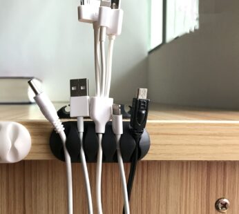 Cable Holder & Supporter – Secure & Organize All Types of Cables (10 Pc)