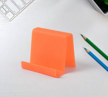Durable Plastic Mobile Phone Stand with Angled Support (1 Pc / Mix Color)