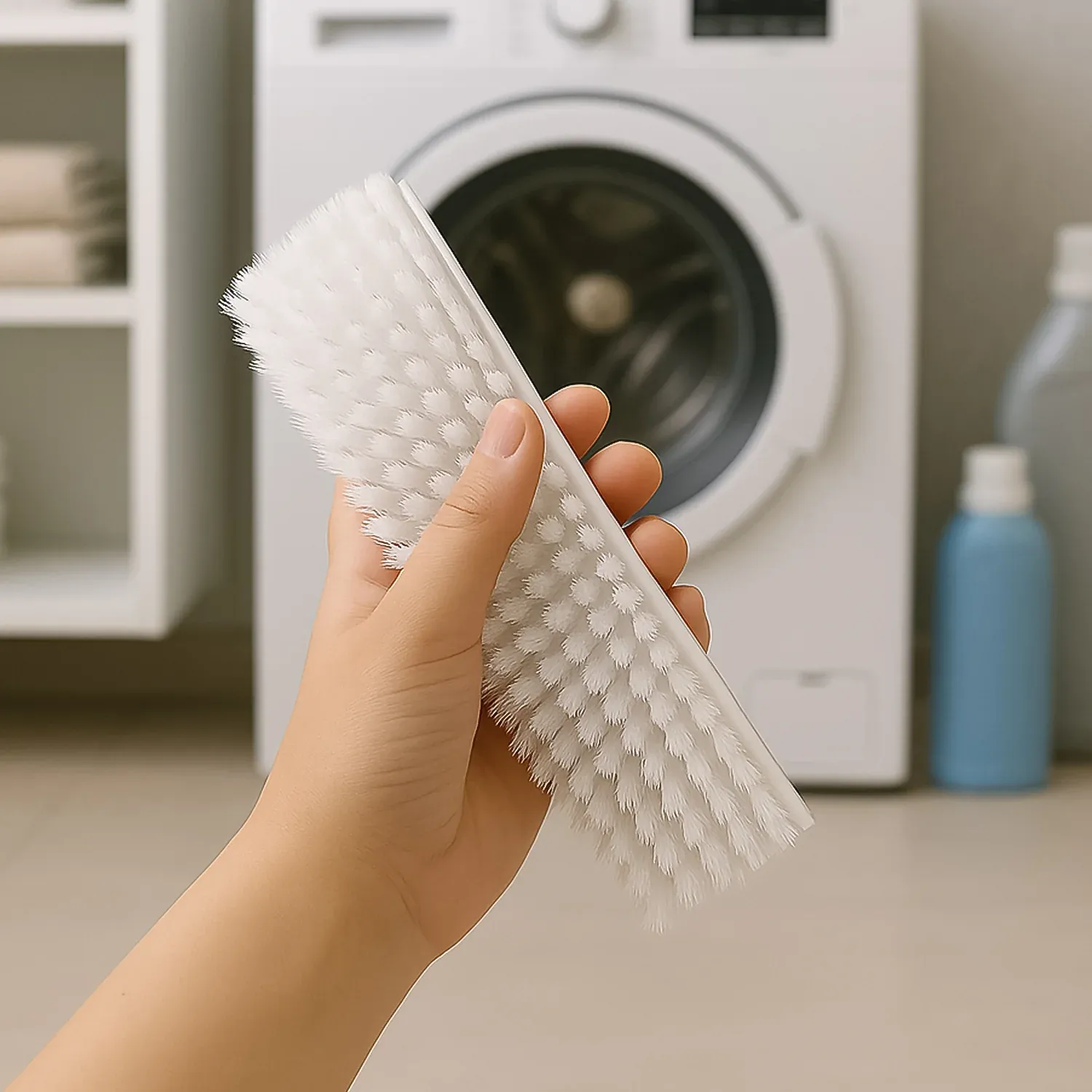 Veepee 6-Piece Washing and Cleaning Scrub Brush Set – (Multi-Color Bristles) - Detailed Feature View 9