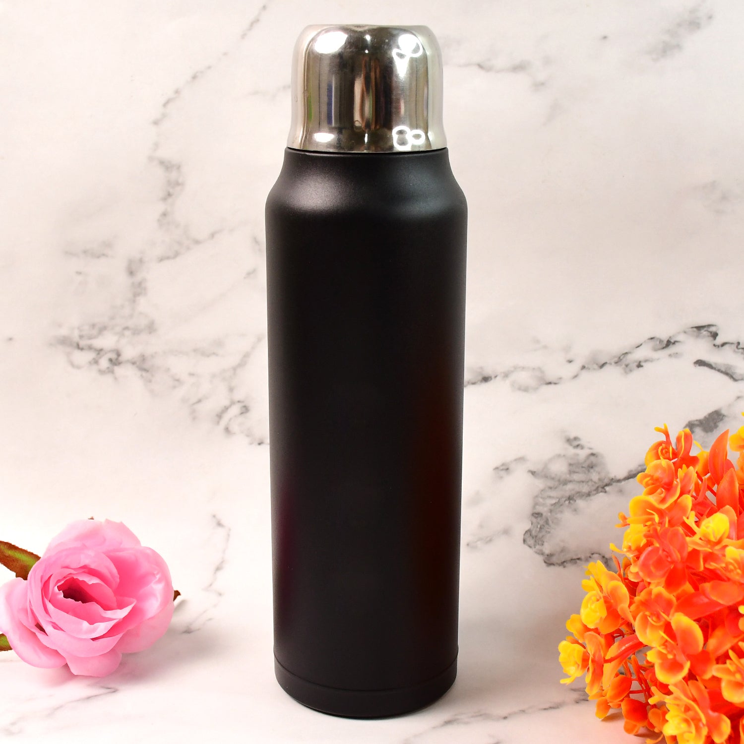 Premium Stainless Steel Vacuum Water Bottle – Hot & Cold Insulated Flask (1000 ML Approx) - Buy Online at Alikart