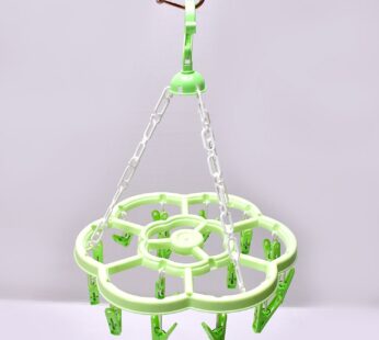 Hanger Household Plastic Hanger 15 Clips Hanger For House Use