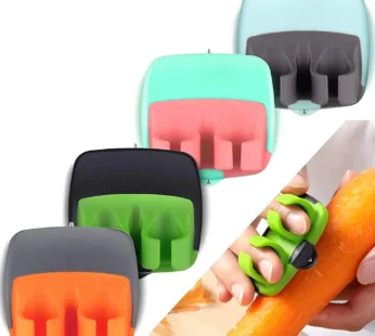 Hand Palm Peeler with Rubber Grip for Fruits & Vegetables