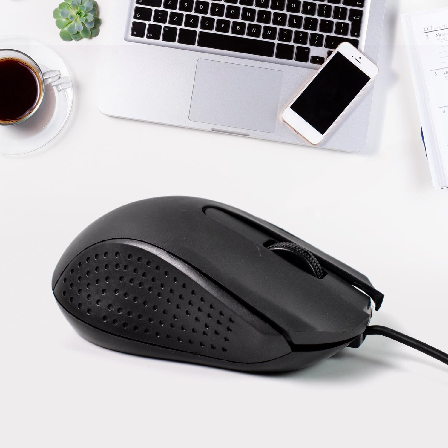 Computer / Laptop Wired Optical Mouse, M-022 (1 Pc) - Detailed Feature View 3