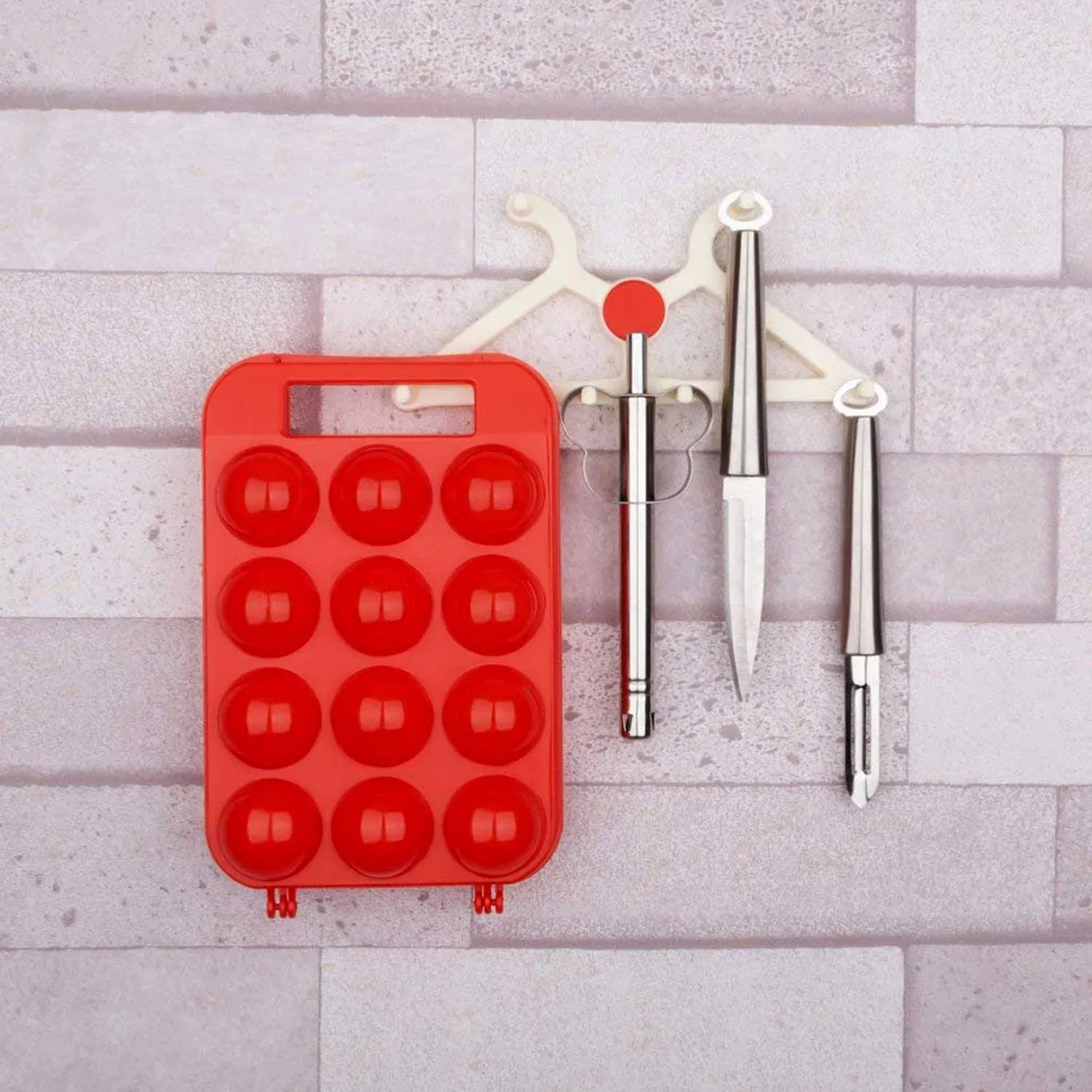 Plastic Egg Carry Tray Holder Carrier Storage Box - Detailed Feature View 5