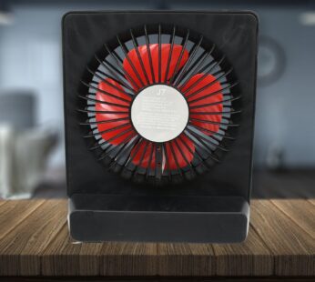 Portable Desk Fan – 1 Speed Setting, Personal Table Fan for Office (1 Pc)
