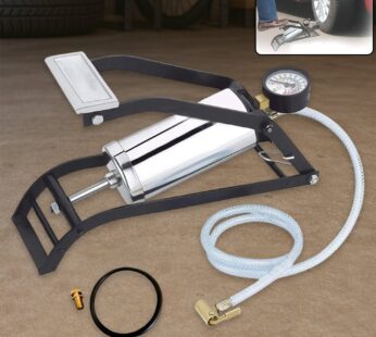 Heavy Duty Steel Foot Pump for Bike, Car, Cycle & More Vehicles