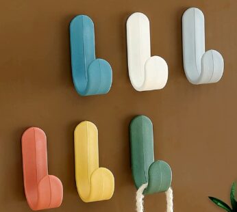 Self Adhesive Waterproof Wall Hooks for Multipurpose Home Storage (20 Pcs Set)