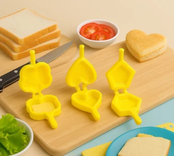 Plastic Cookie Cutter Mould Set (6 Pc)