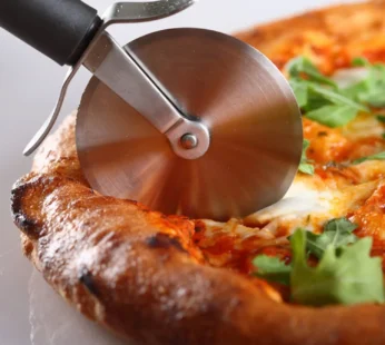 Stainless Steel Pizza Cutter, Pastry Cake Slicer, Sharp, Wheel Type
