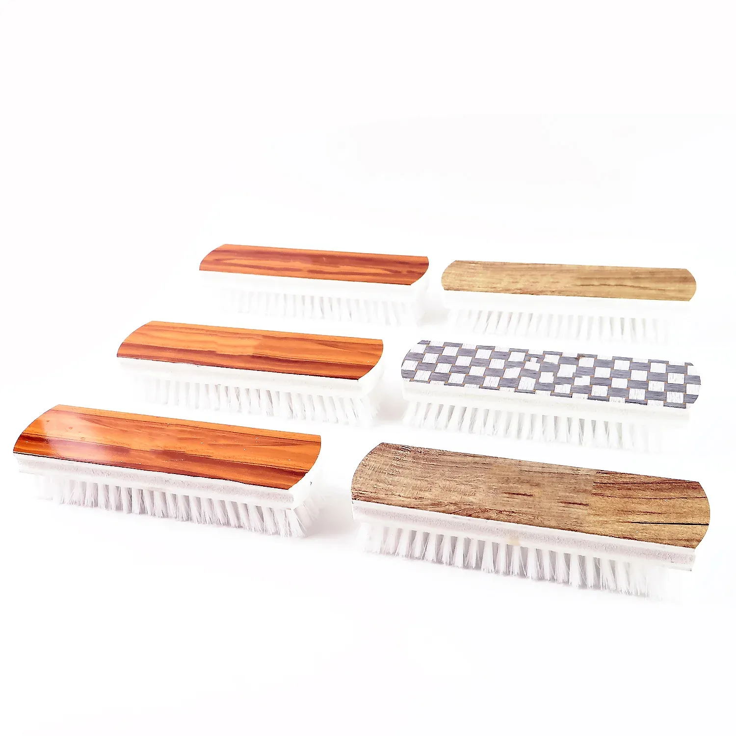 Veepee 6-Piece Washing and Cleaning Scrub Brush Set – (Multi-Color Bristles) - Detailed Feature View 8