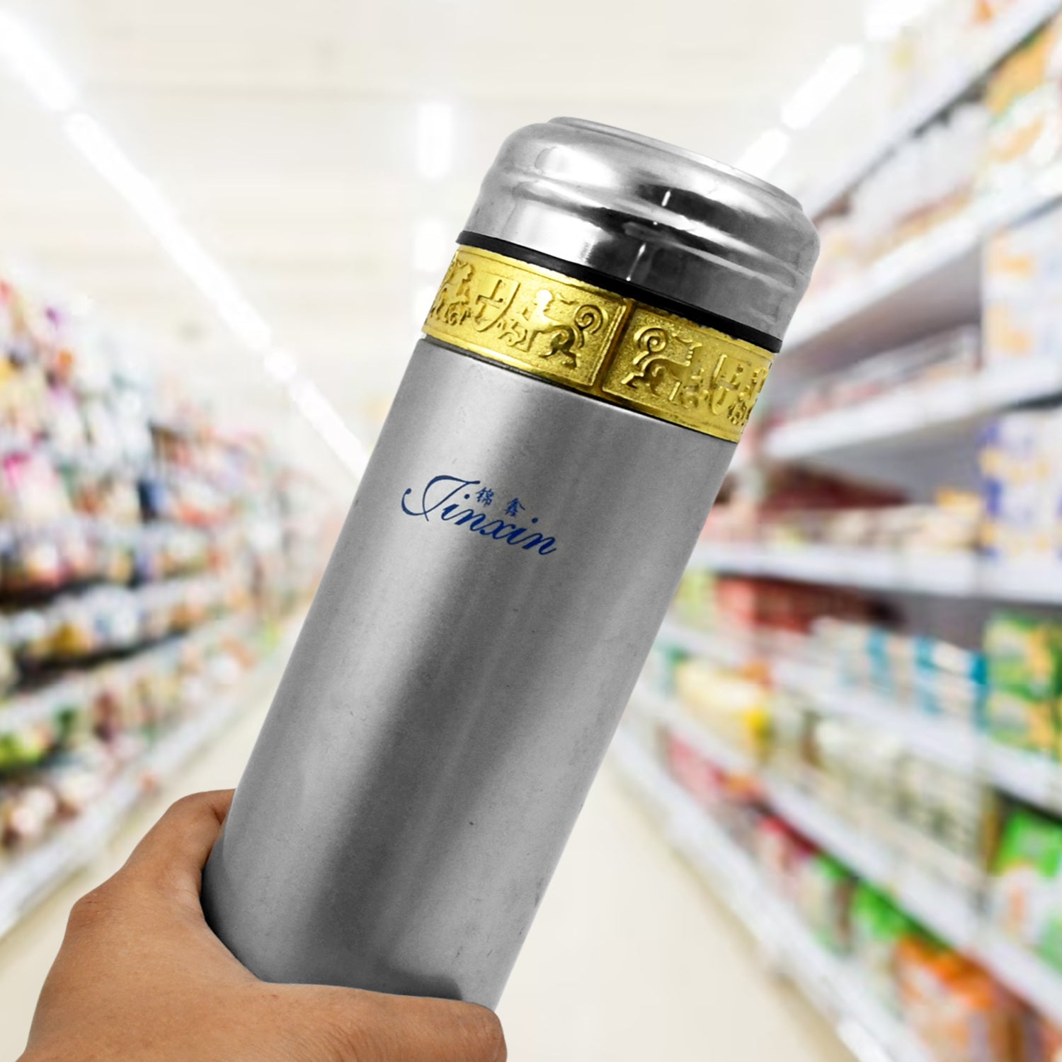 Stainless Steel Water Bottle – Leak Proof Gym Bottle (350 ML) - Detailed Feature View 4