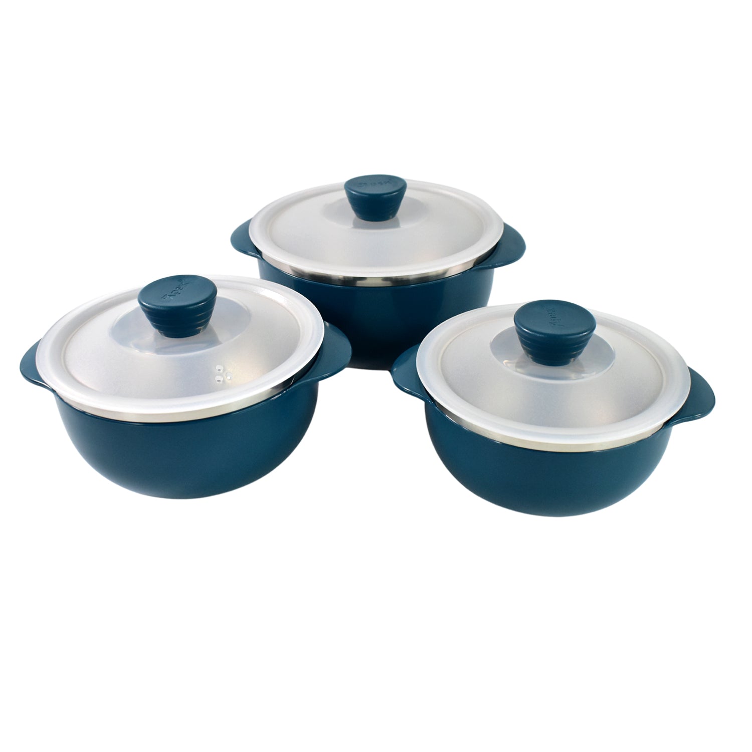 Apex Microwave-Safe Serving Bowl 3 Pcs Set (700ml, 1000ml, 1400ml) - Detailed Feature View 4