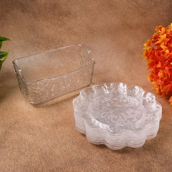 Plastic Dinner Plates Set – Durable & Lightweight 10-Piece