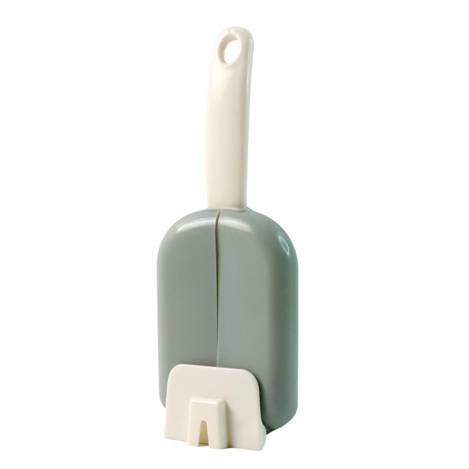 Automatic Open & Close Kitchen Rice Spoon Holder with Dust Cover - Detailed Feature View 4