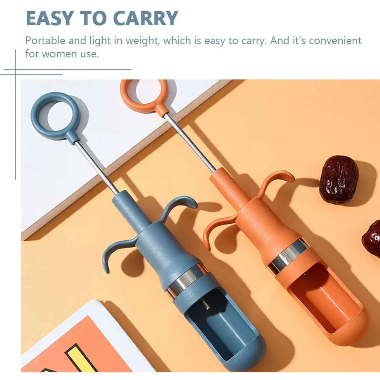 Cherry Pitter Tool, One Hand Operation Cherry Corer Pitter Remover Tool (1pc) - Detailed Feature View 6