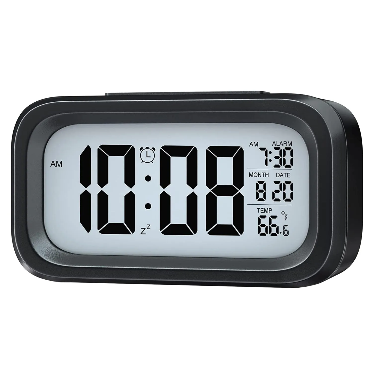 Digital LCD Alarm Clock with Backlight (1 Pc) - Detailed Feature View 4