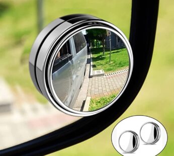 Car Blind Spot Side Mirror Round HD Glass Blindspot Mirror (2 Pcs Set)
