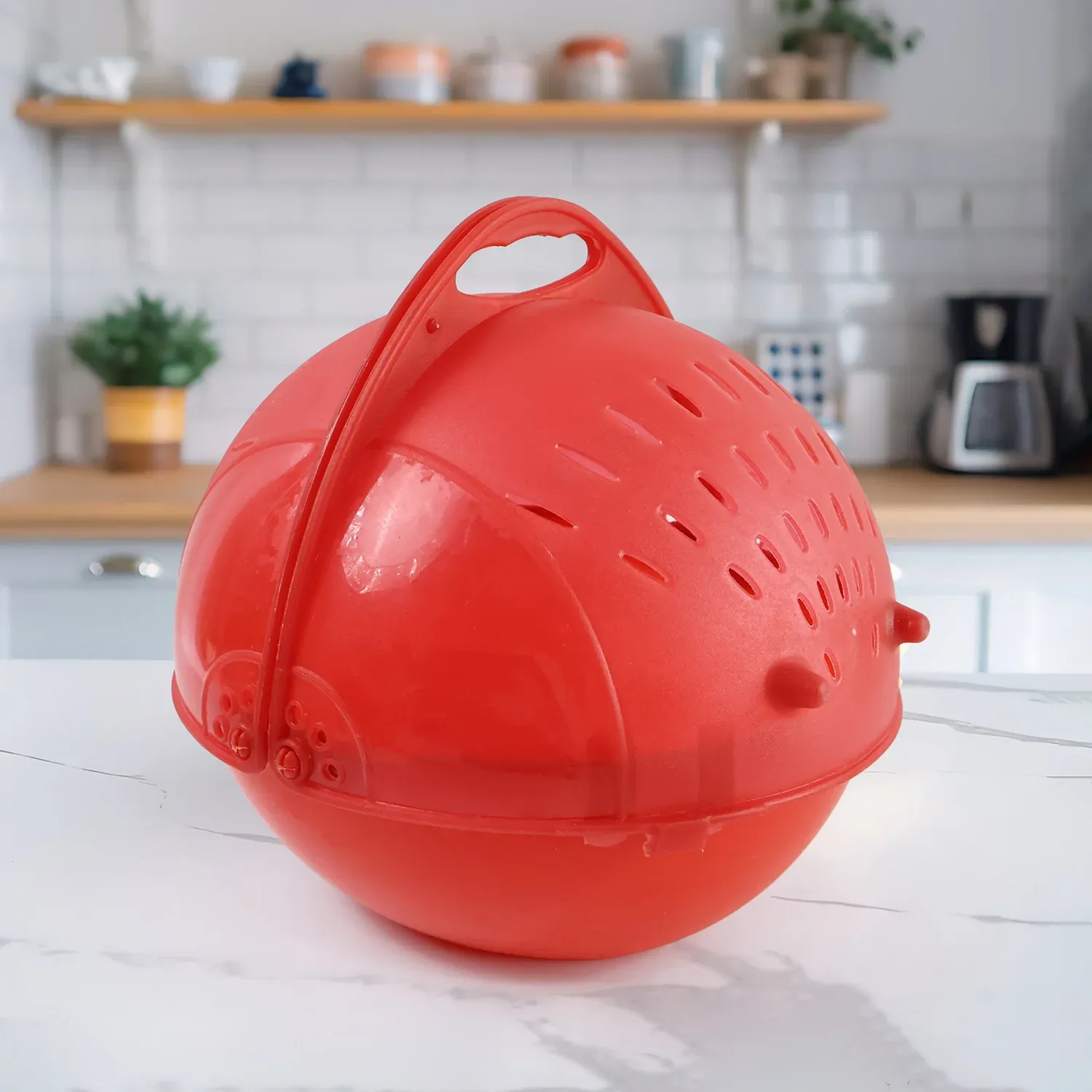 Revolving Multi-Functional Rice and Fruit Wash Basket - Detailed Feature View 6
