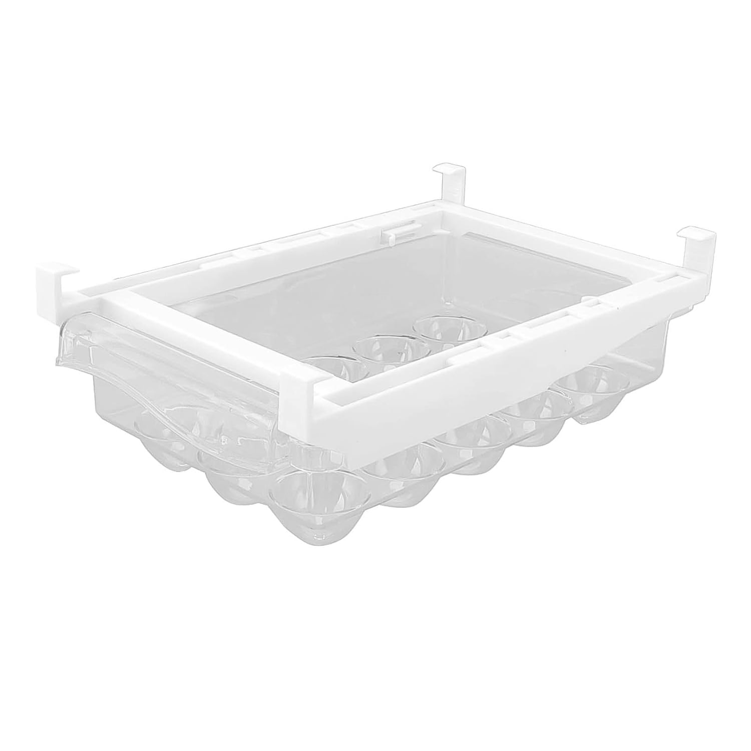 Egg Holder For Refrigerator Set Hanging Fridge Organizer Drawer (1 Pc) - Detailed Feature View 4