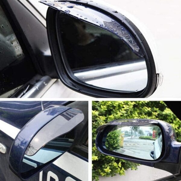1 Pair Mirror Rain Protector Car Rearview Mirror Rain Blades Car Back Mirror Eyebrow Rain Cover Car Rearview Mirror Eyebrow Covers Flexible Protection