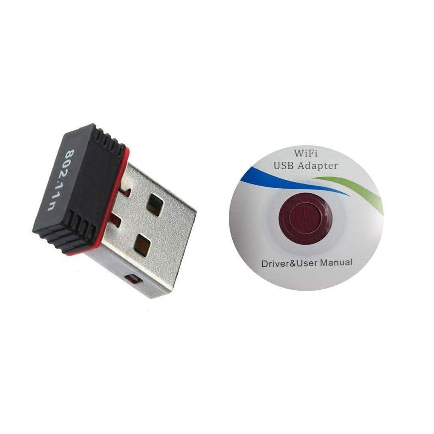 Wireless Mini Wi-Fi Network Adapter with Driver CD for Computer & Laptop - Detailed Feature View 1
