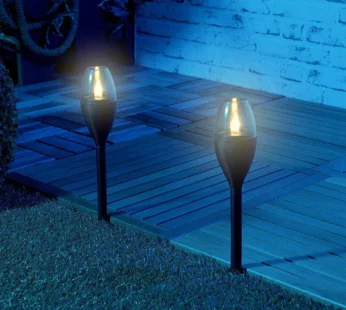 Solar-Powered Outdoor Pathway Garden Light (1 Pc)