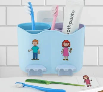 Wall-Mounted Toothbrush Holder