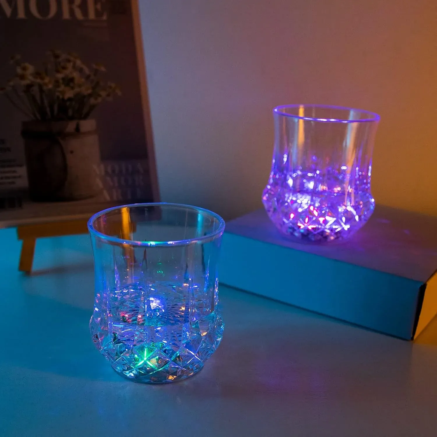 Premium LED Light-up Cup Water Inductive Rainbow Color Changing LED (1 Pc) - Buy Online at Alikart