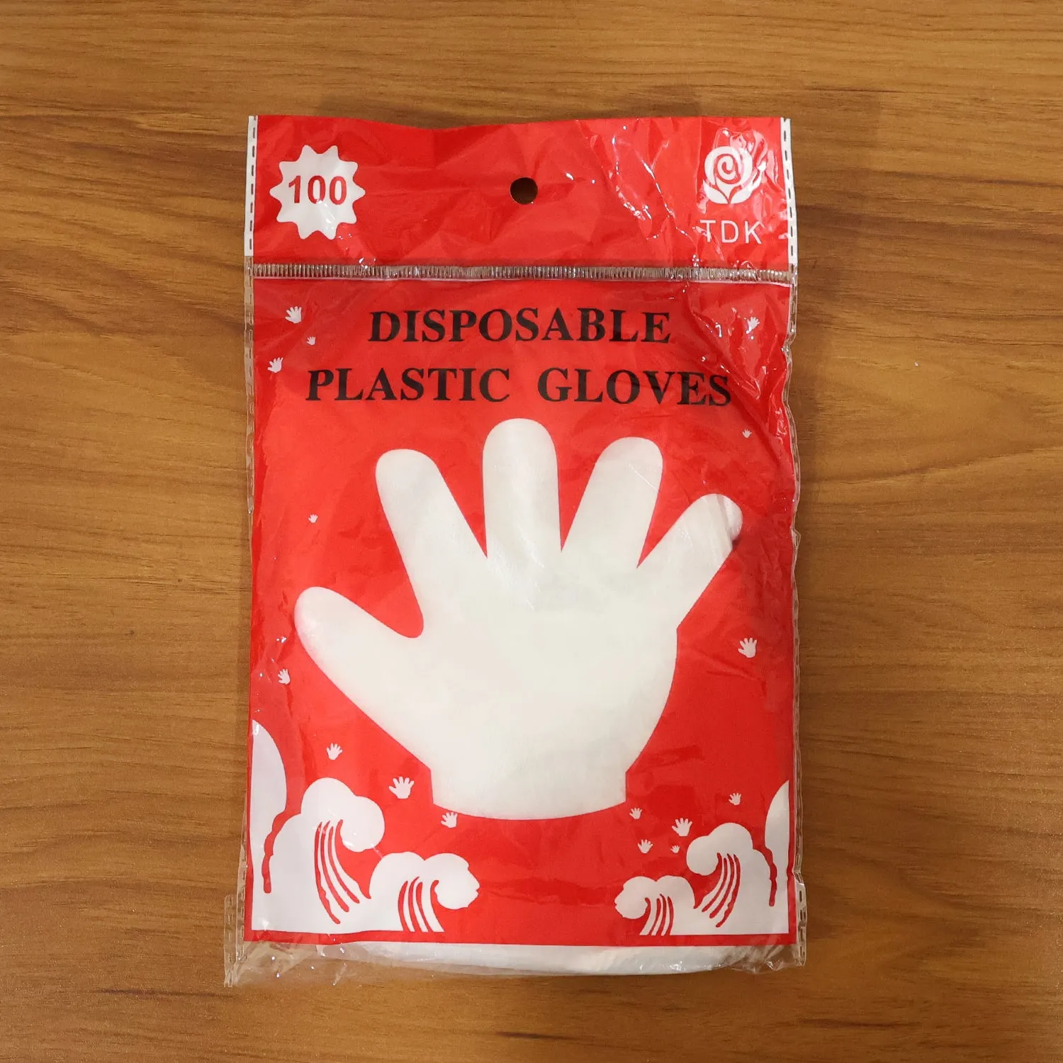 Disposable Transparent Plastic Gloves (100 Piece Pack) - Detailed Feature View 7