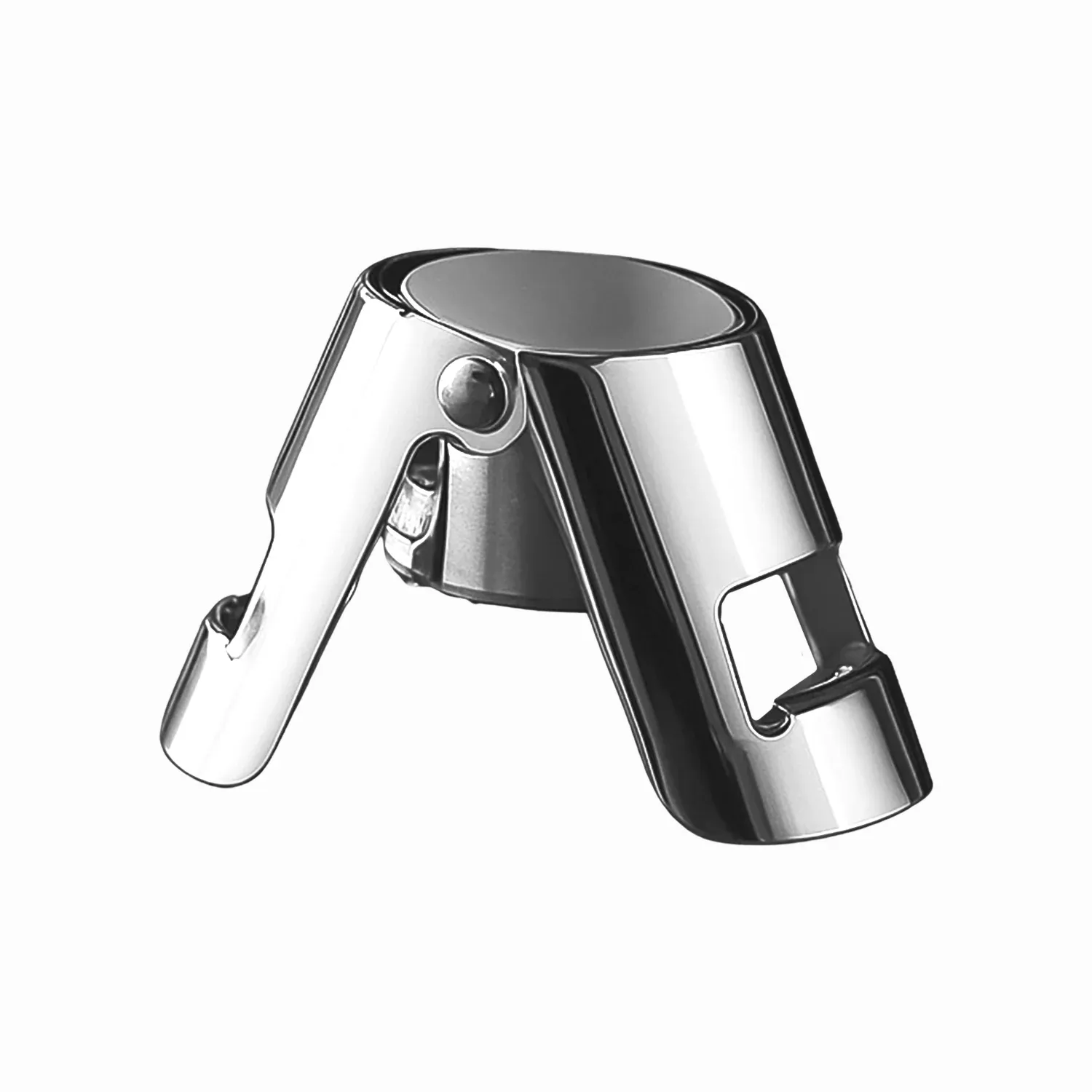 Stainless Steel Sealed Sparkling Champagne Bottle Stopper Big size - Detailed Feature View 4