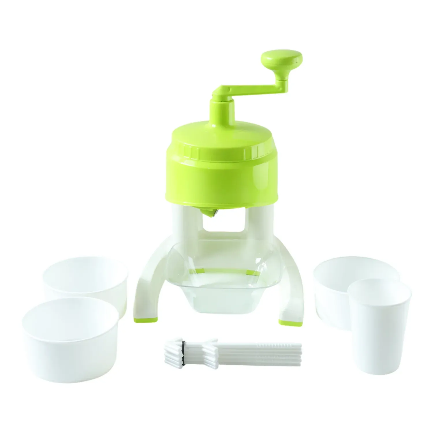 Manual Hand Crank Ice Crusher Snow Maker Machine (1 Set Mix Color) - Detailed Feature View 3