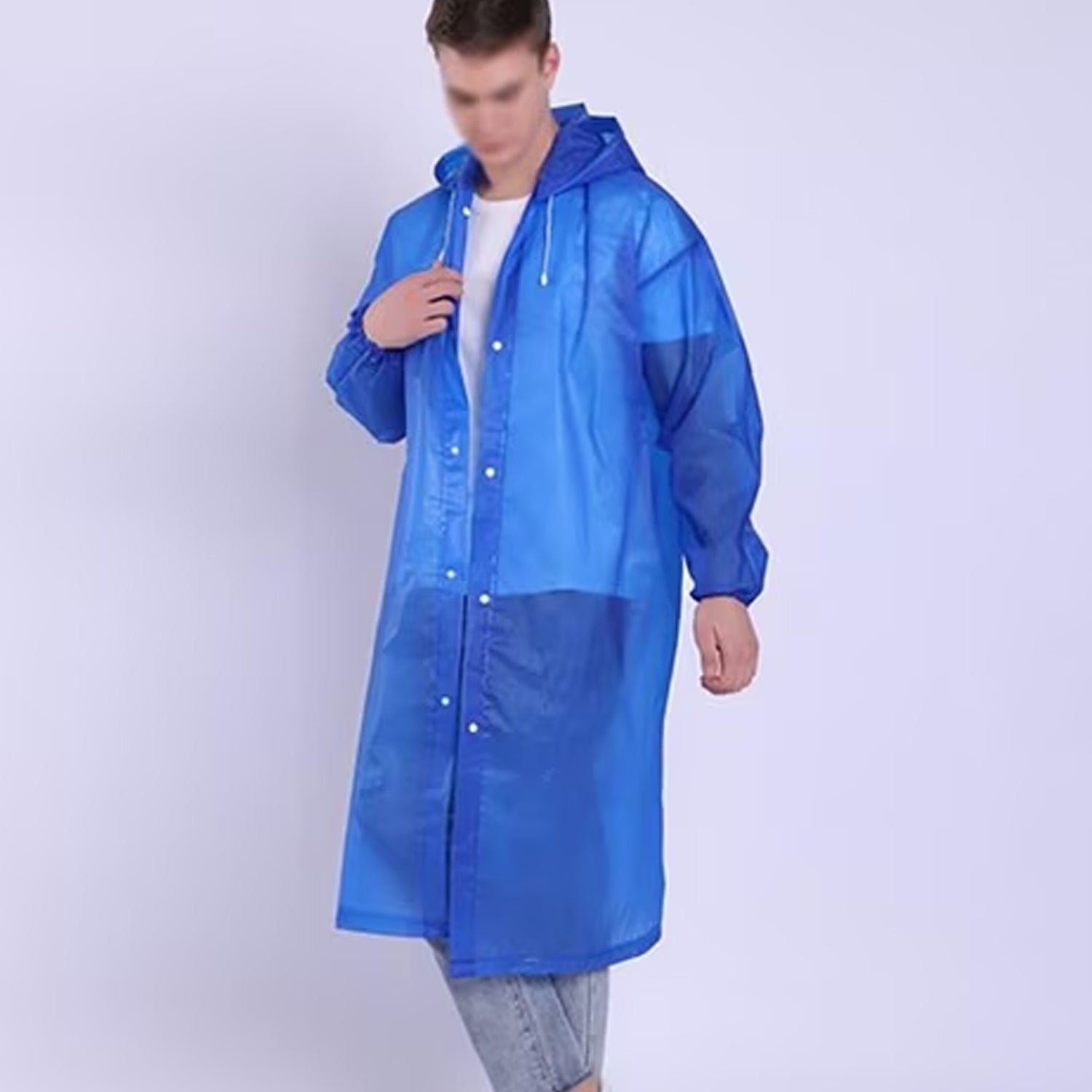 Outdoor Adult Portable Traveling Raincoat for Men & Women - Detailed Feature View 6