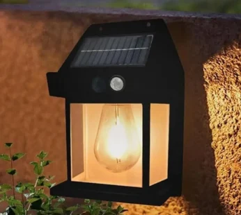 Solar Wall Lamp – Wireless Outdoor Light with Motion Sensor & 3 Modes